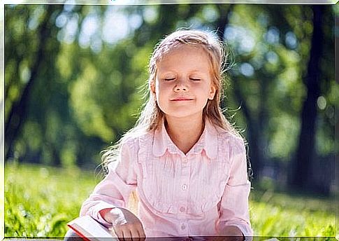 Girl in the grass