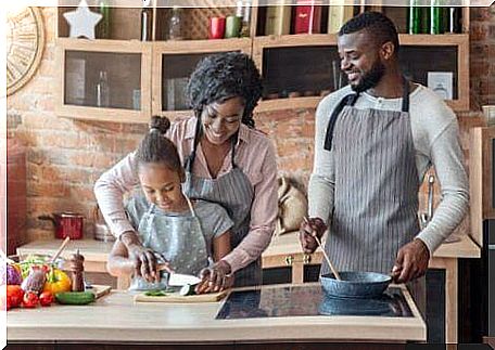 Cooking together